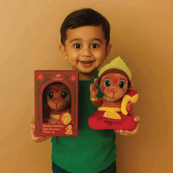 Baal Hanuman Plush Musical in real play