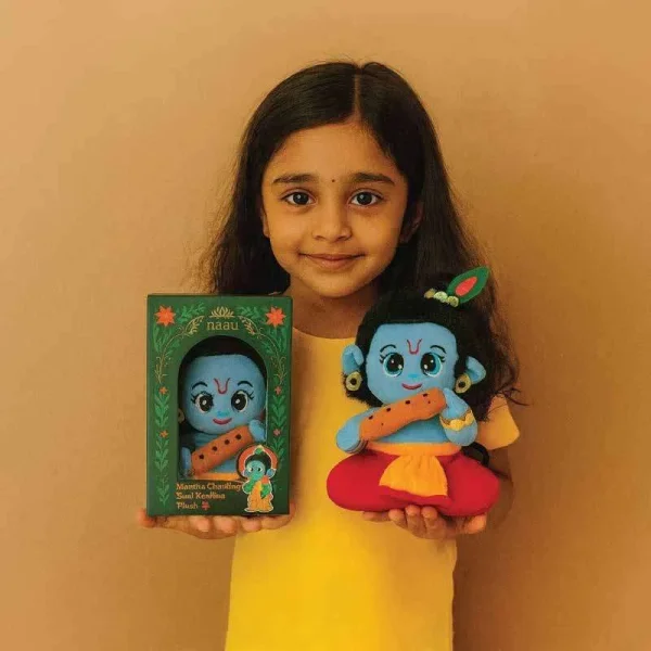 Baal Krishna Plush Musical in real play
